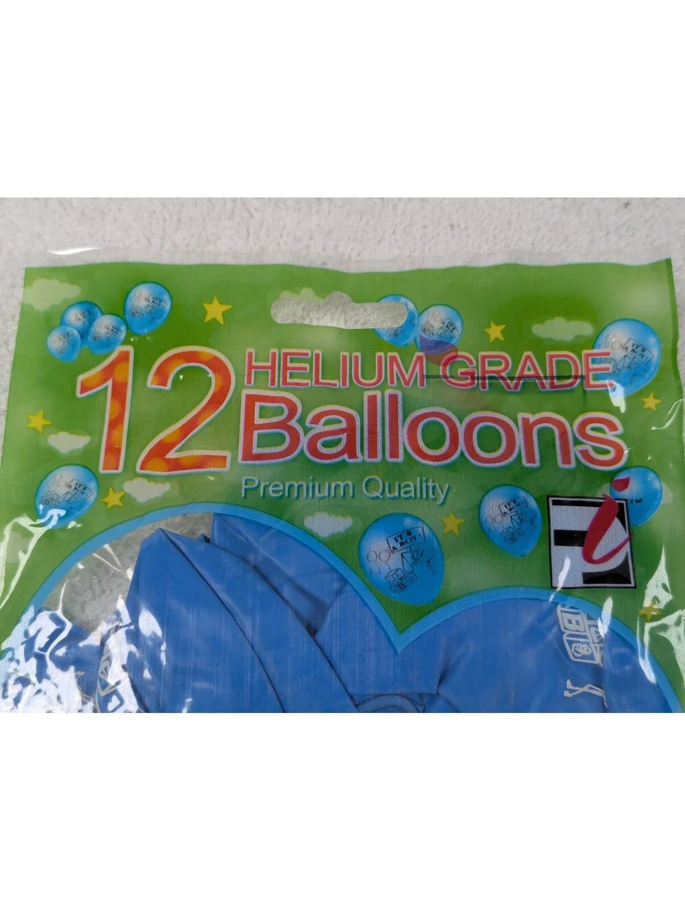 12 inch - Blue Balloons - Its a Boy! - Party Helium Balloons - 144 Pack